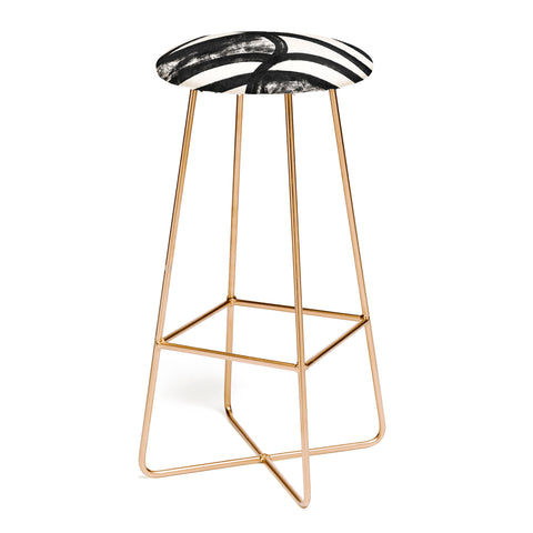 Lola Terracota That was a cow Abstraction Bar Stool