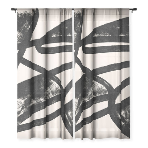 Lola Terracota That was a cow Abstraction Sheer Non Repeat