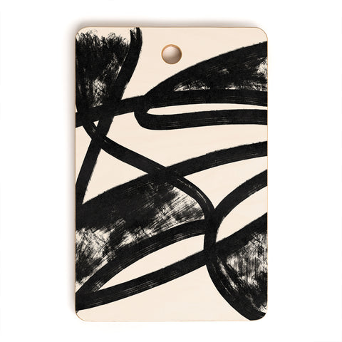 Lola Terracota That was a cow Abstraction Cutting Board Rectangle