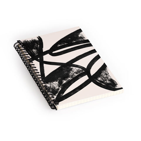 Lola Terracota That was a cow Abstraction Spiral Notebook