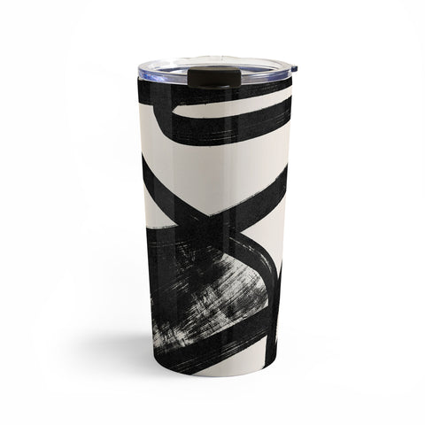 Lola Terracota That was a cow Abstraction Travel Mug