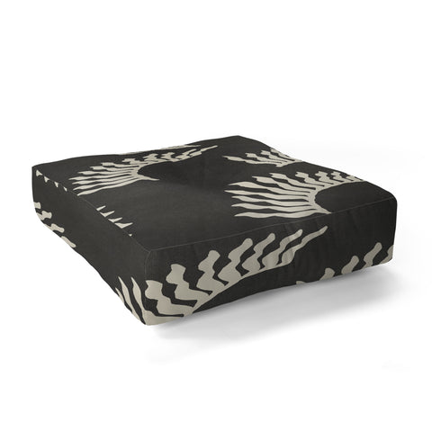 Lola Terracota When the leaves become wings Floor Pillow Square