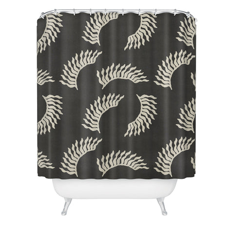 Lola Terracota When the leaves become wings Shower Curtain