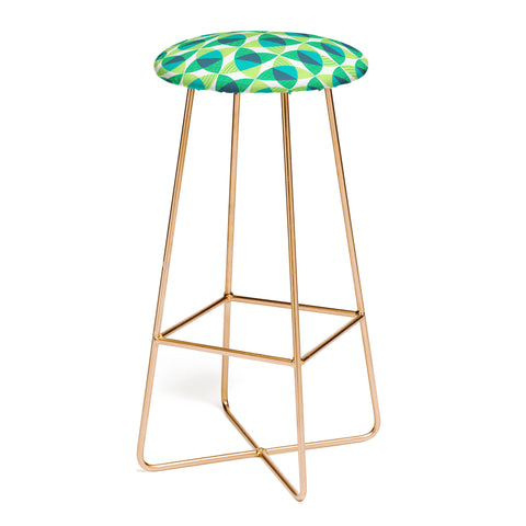 Lucie Rice And Circle Gets A Square Bar Stool