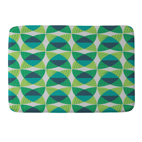 Lucie Rice And Circle Gets A Square Memory Foam Bath Mat