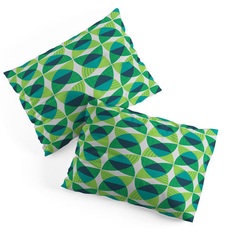 Lucie Rice And Circle Gets A Square Pillow Shams