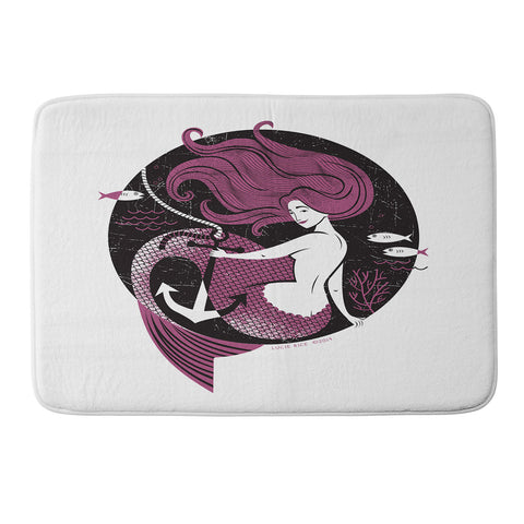 Lucie Rice Ari Aquarius Memory Foam Bath Mat