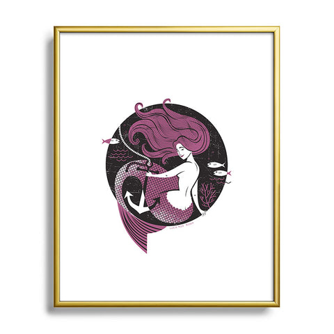 Lucie Rice Ari Aquarius Metal Framed Art Print