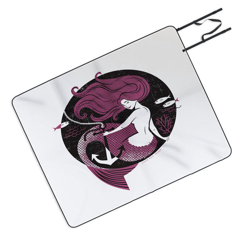 Lucie Rice Ari Aquarius Picnic Blanket