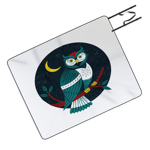 Lucie Rice Big Hooter Picnic Blanket