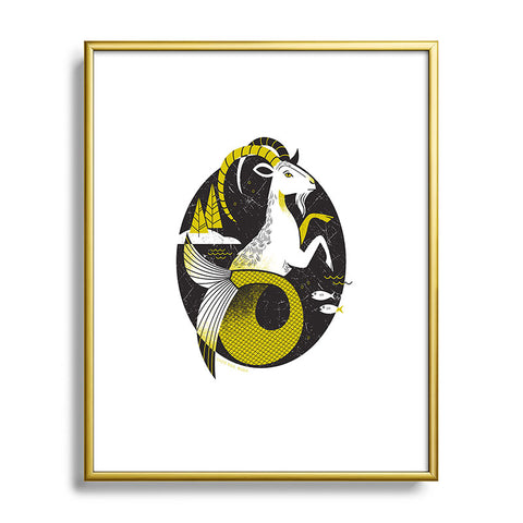 Lucie Rice Carl Capricorn Metal Framed Art Print