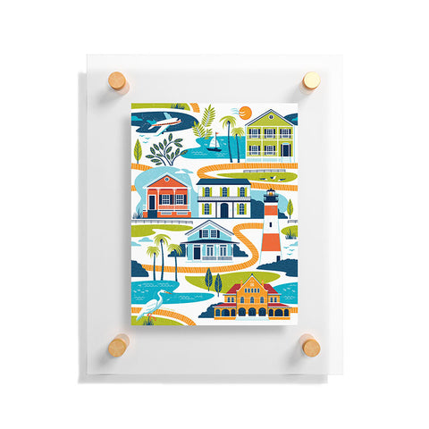 Lucie Rice Conch Republic Floating Acrylic Print