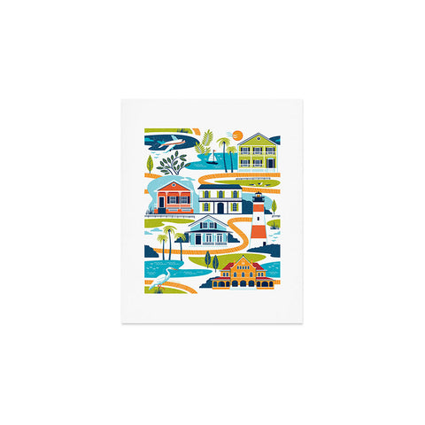 Lucie Rice Conch Republic Art Print