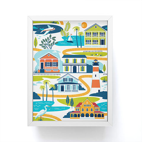 Lucie Rice Conch Republic Framed Mini Art Print