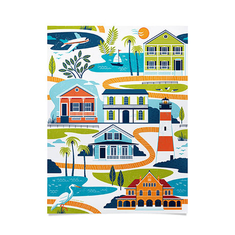 Lucie Rice Conch Republic Poster