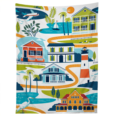 Lucie Rice Conch Republic Tapestry