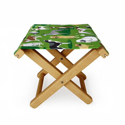 Lucie Rice Dog Day Afternoon Folding Stool