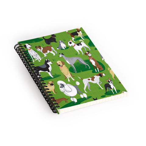 Lucie Rice Dog Day Afternoon Spiral Notebook