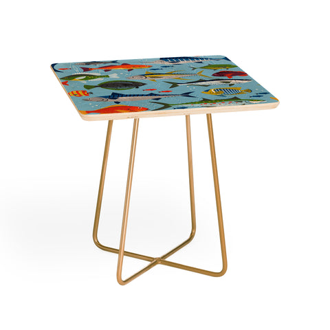 Lucie Rice Fish Frenzy Side Table