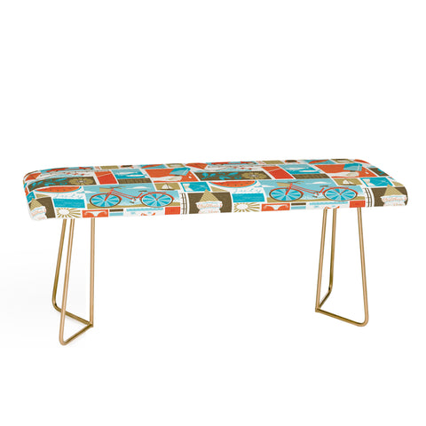 Lucie Rice I Heart Summer Bench