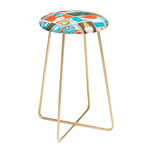 Lucie Rice I Heart Summer Counter Stool