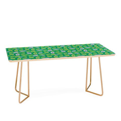 Lucie Rice Leafy Greens Coffee Table