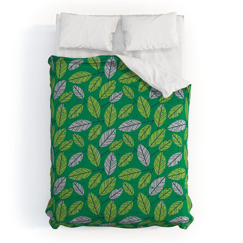 Lucie Rice Leafy Greens Comforter