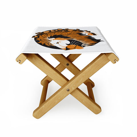 Lucie Rice Lionel Leo Folding Stool