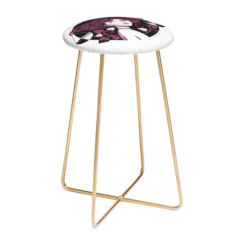 Lucie Rice Lola Libra Counter Stool