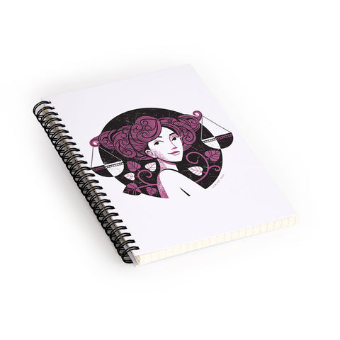 Lucie Rice Lola Libra Spiral Notebook