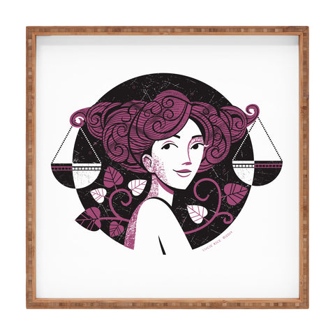 Lucie Rice Lola Libra Square Tray