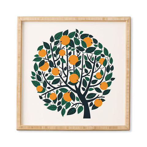 Lucie Rice Orange Tree Framed Wall Art
