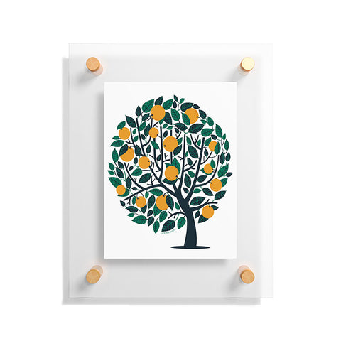 Lucie Rice Orange Tree Floating Acrylic Print