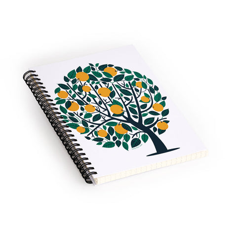 Lucie Rice Orange Tree Spiral Notebook