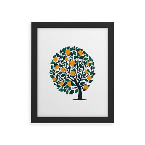 Lucie Rice Orange Tree Framed Art Print