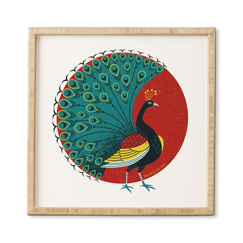 Lucie Rice Peacockin Framed Wall Art