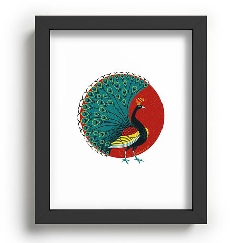 Lucie Rice Peacockin Recessed Framing Rectangle