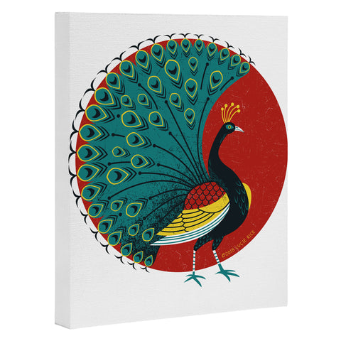 Lucie Rice Peacockin Art Canvas