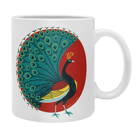 Lucie Rice Peacockin Coffee Mug