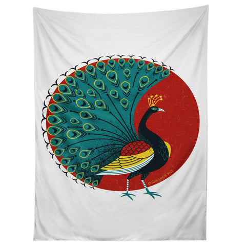 Lucie Rice Peacockin Tapestry