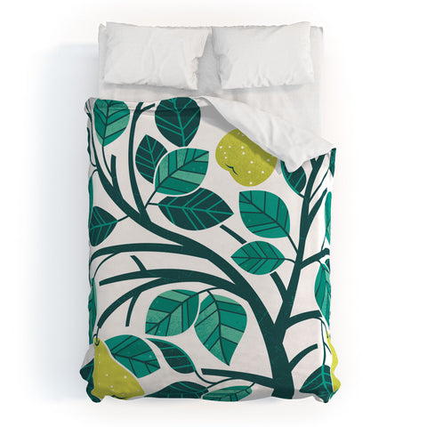 Lucie Rice Pear Tree Duvet Cover