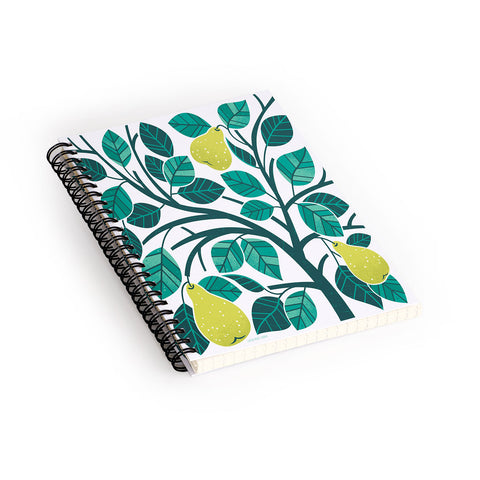 Lucie Rice Pear Tree Spiral Notebook