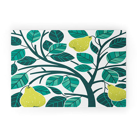 Lucie Rice Pear Tree Welcome Mat