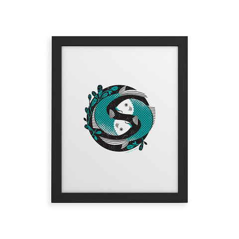 Lucie Rice Pearl and Polly Pisces Framed Art Print