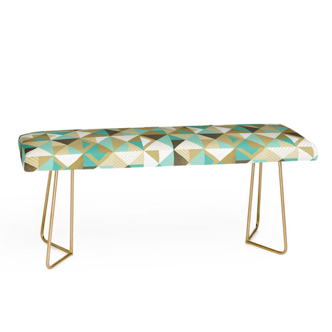 Lucie Rice Sand and Sea Geometry Bench