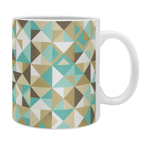Lucie Rice Sand and Sea Geometry Coffee Mug
