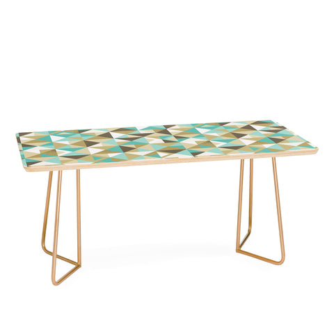 Lucie Rice Sand and Sea Geometry Coffee Table