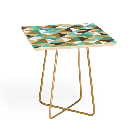 Lucie Rice Sand and Sea Geometry Side Table