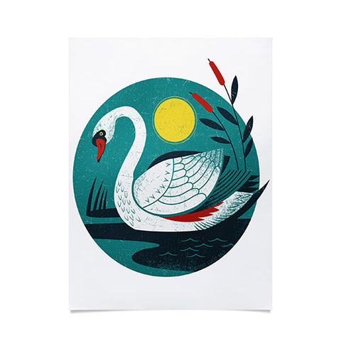 Lucie Rice Swan Poster