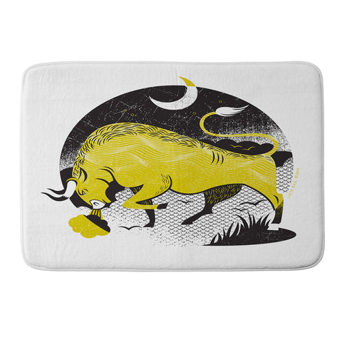 Lucie Rice Tito Taurus Memory Foam Bath Mat